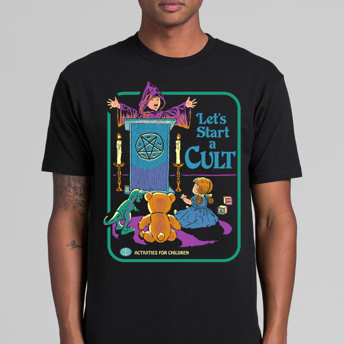 Let's Start a Cult T-shirt Cartoon Tee