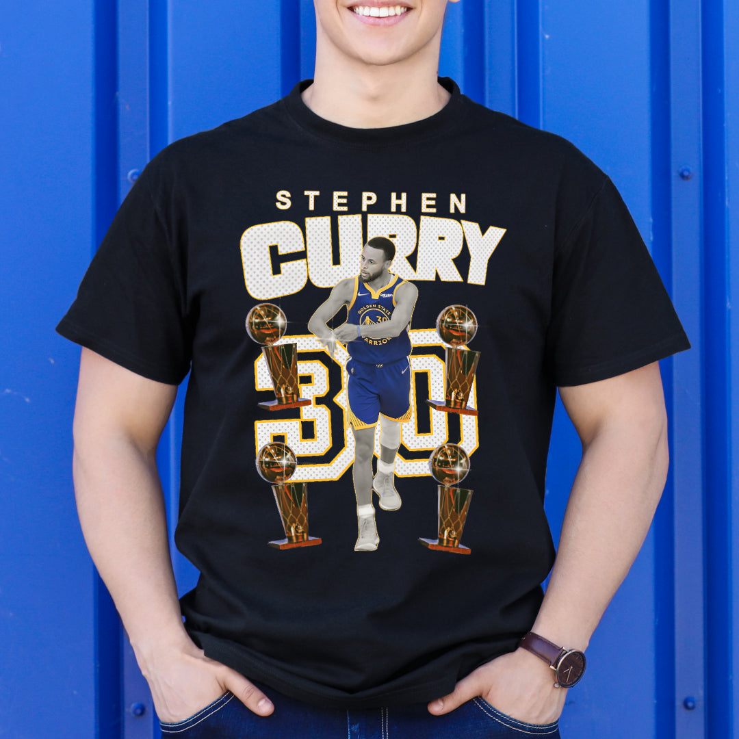 Stephen Curry V10 NBA T-Shirt Sport Athlete Family Tee