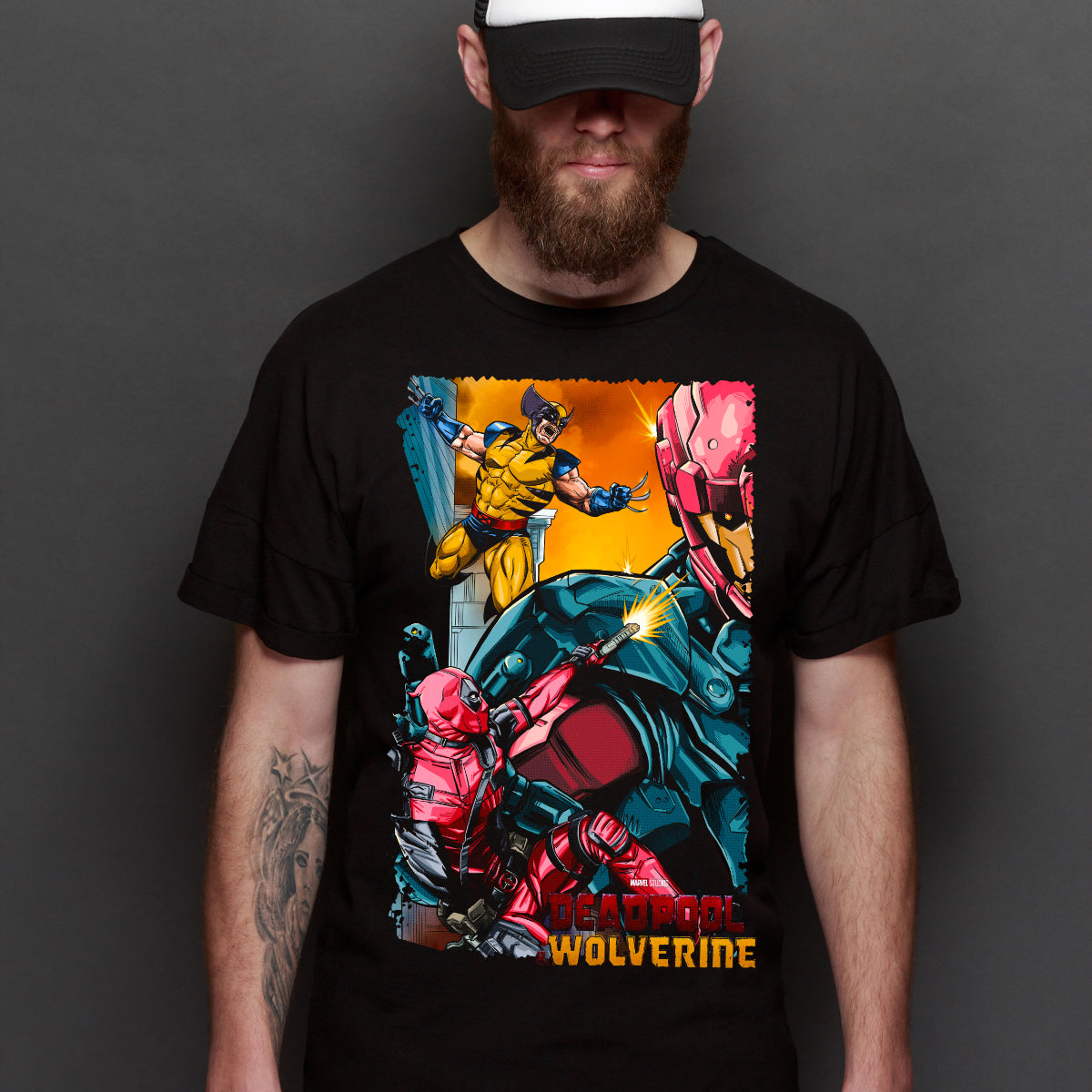 Deadpool & Wolverine V9 T-shirt Marvel Tee