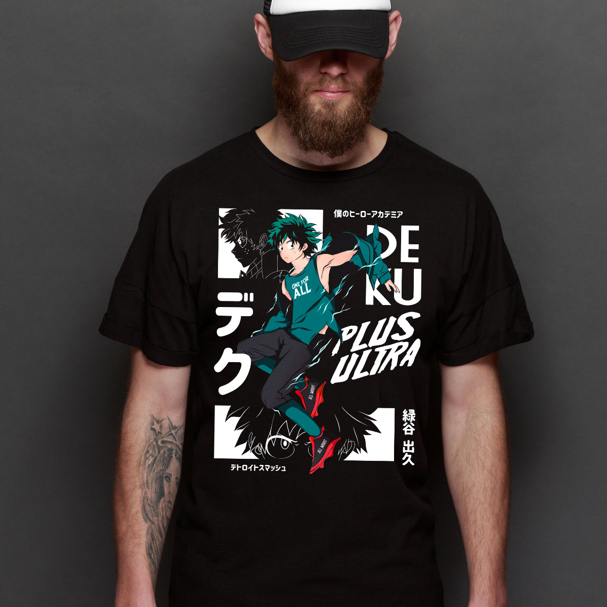 My Hero Academia Izuku Midoriya V13 T-shirt Japanese Anime Tee