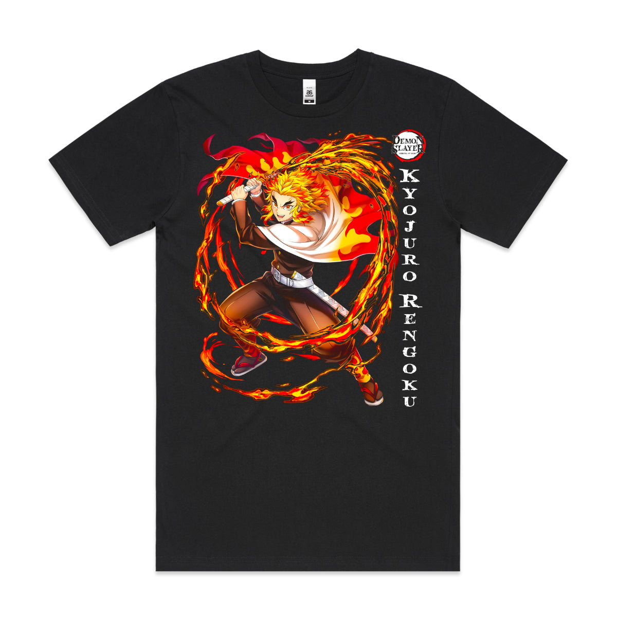 Demon Slayer Kyojuro Rengoku Ver4 T-Shirt Japanese Anime Tee