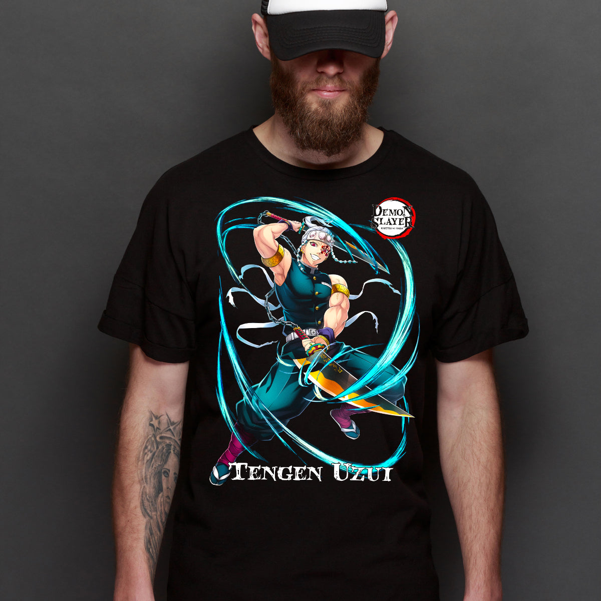 Demon Slayer Sound Hashira Uzui Tengen V2 T-Shirt Japanese Anime Tee
