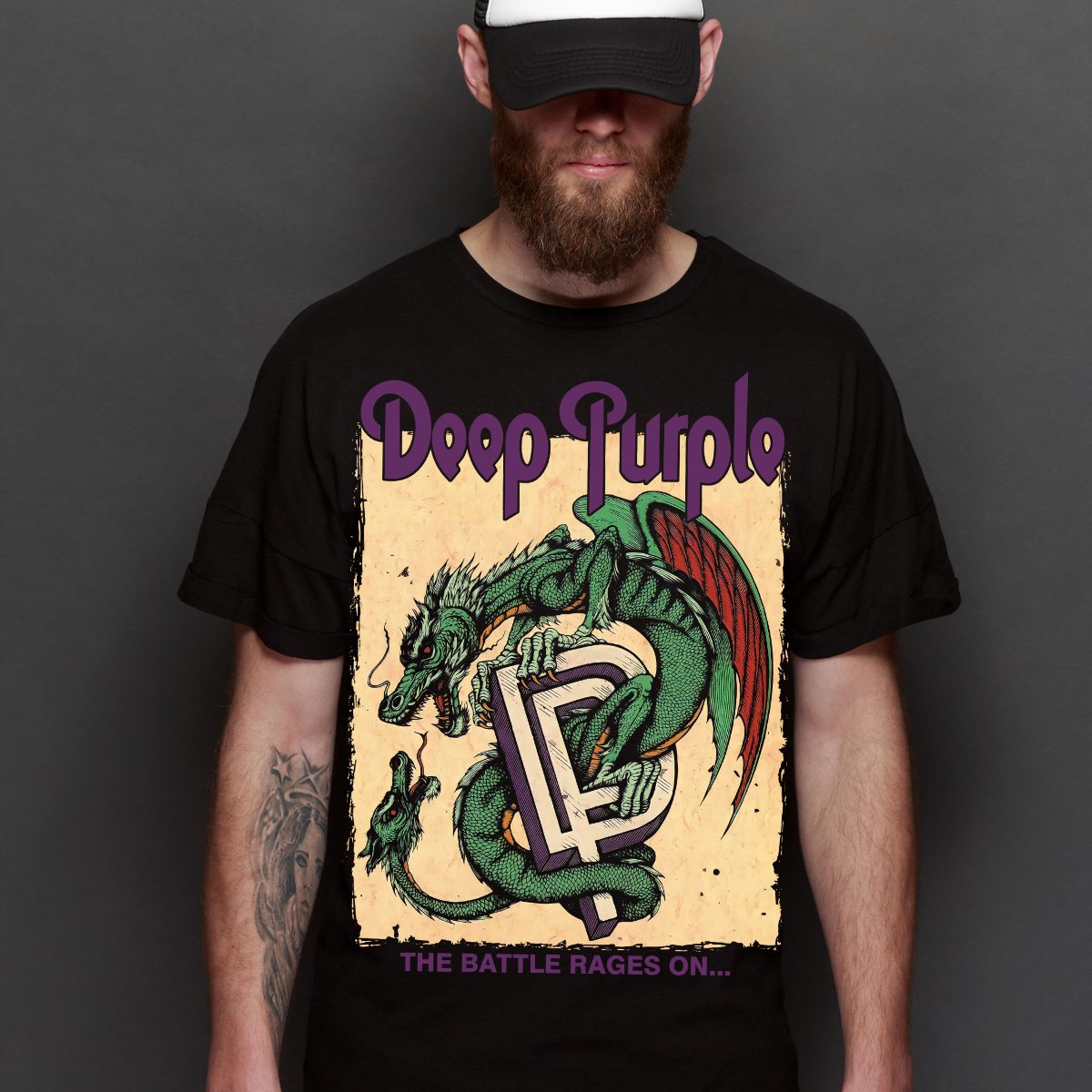 Deep Purple V2 T-Shirt Band Family Tee Music Rock And Roll
