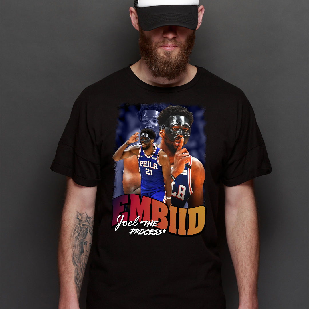 Joel Embiid NBA V5 T-Shirt Sport Athlete Family Tee