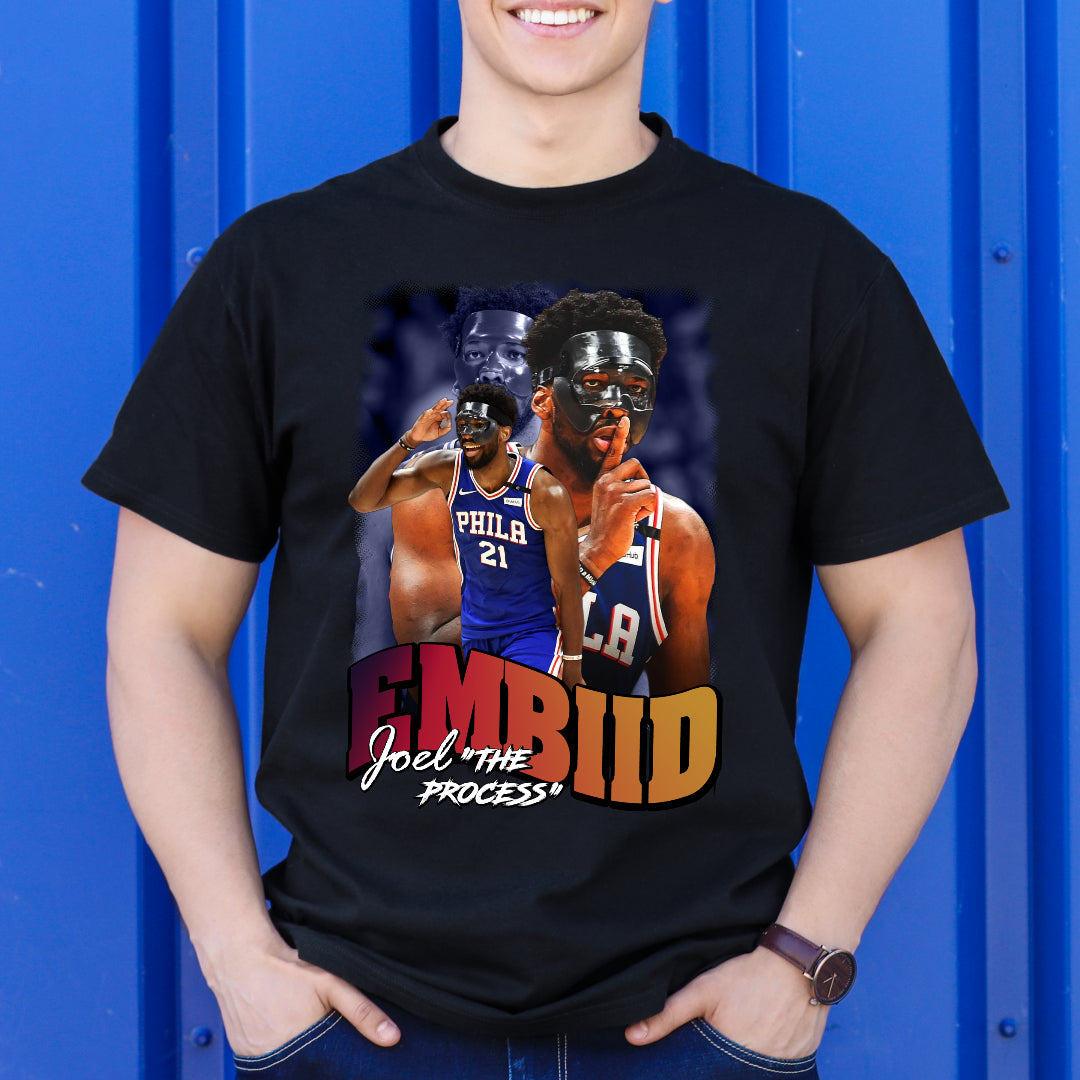 Joel Embiid NBA V5 T-Shirt Sport Athlete Family Tee