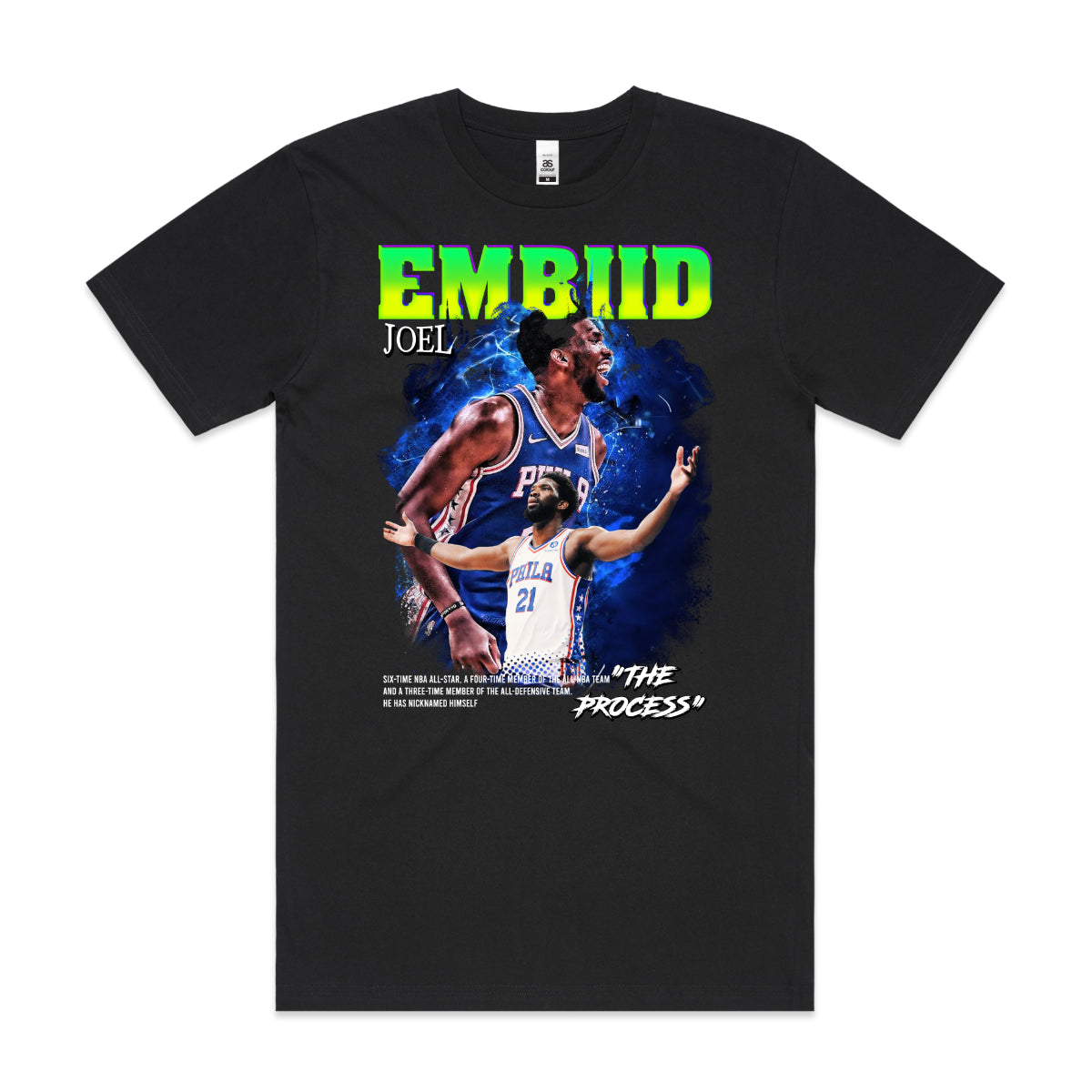 Joel Embiid NBA V6 T-Shirt Sport Athlete Family Tee