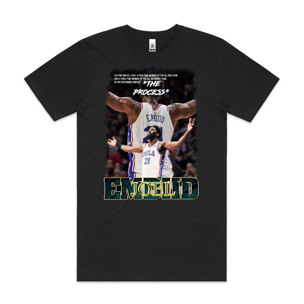 Joel Embiid NBA V7 T-Shirt Sport Athlete Family Tee