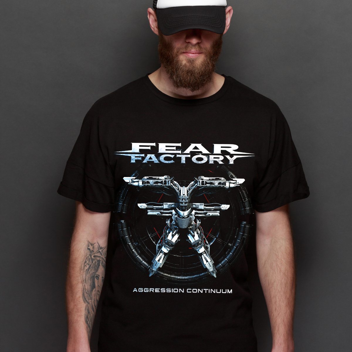 Fear Factory V3 T-Shirt Band Family Tee Music Heavy Metal