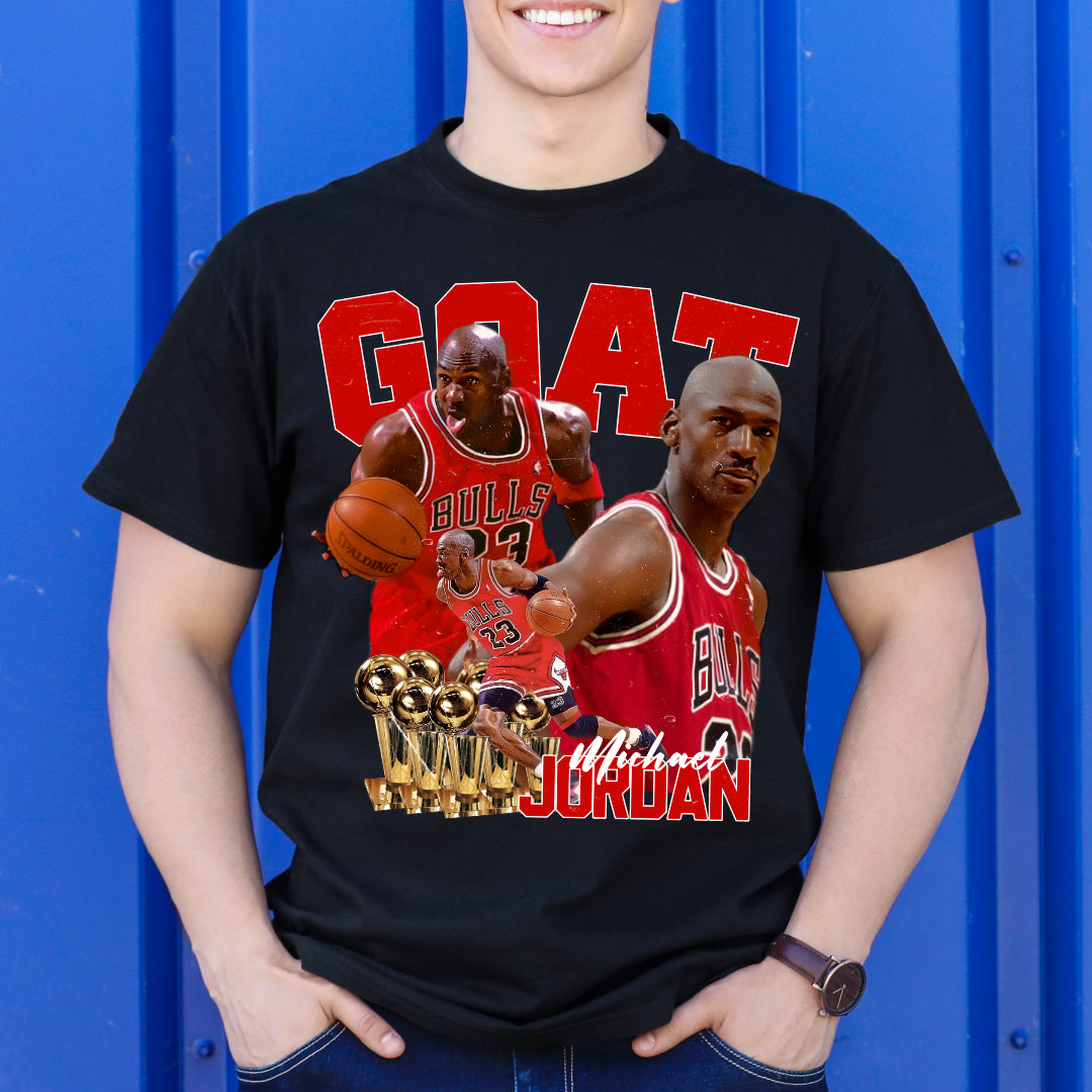 Michael Jordan V15 NBA T-Shirt Sport Athlete Family Tee