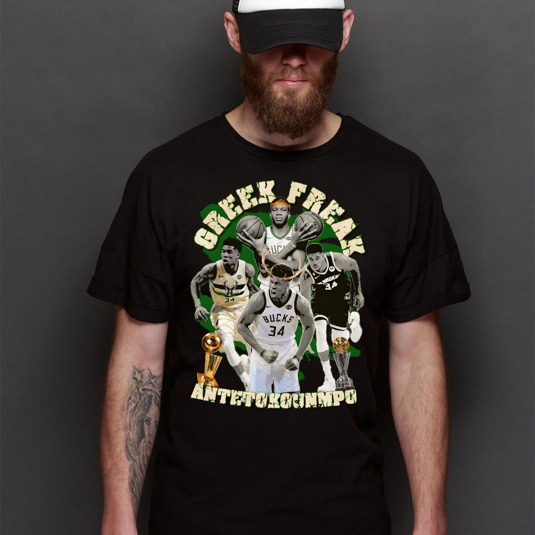 Greek Freak NBA T-Shirt Sport Athlete Family Tee