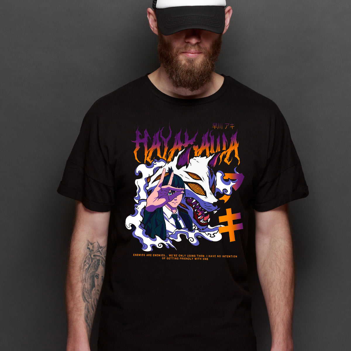 Chainsaw Man Aki Hayakawa V6 T-shirt Japanese Anime