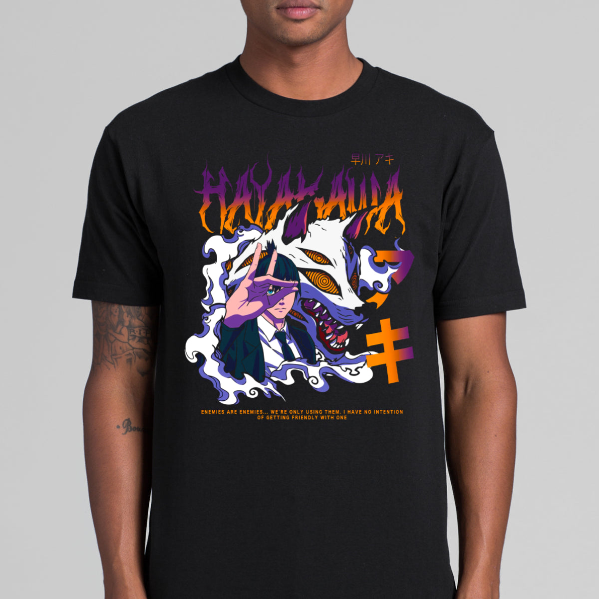Chainsaw Man Aki Hayakawa V6 T-shirt Japanese Anime