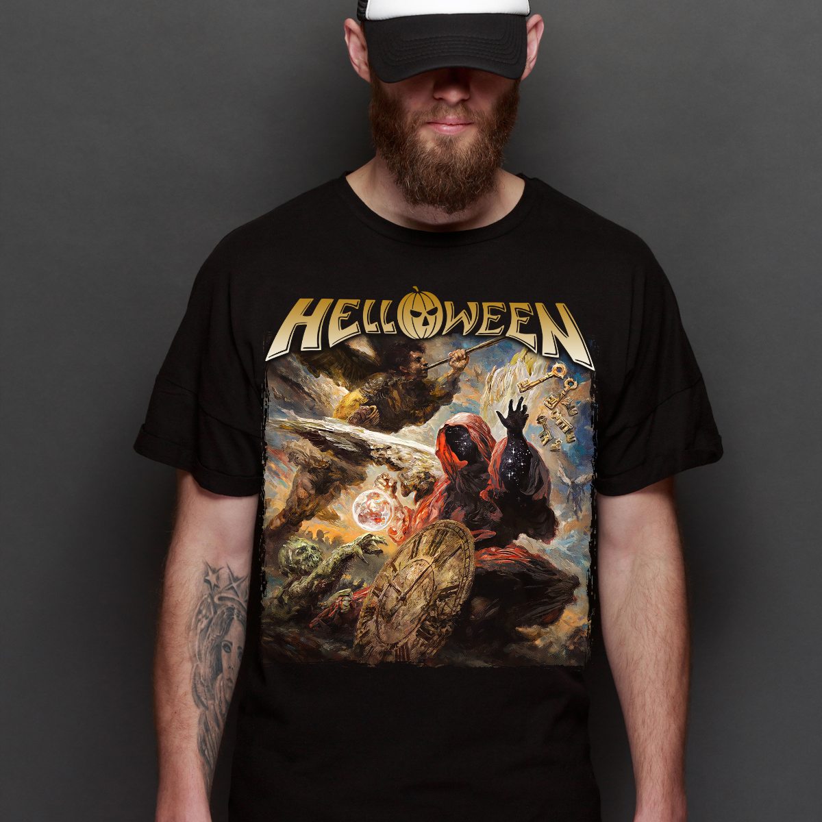 Helloween T-Shirt Band Family Tee Music Heavy Metal