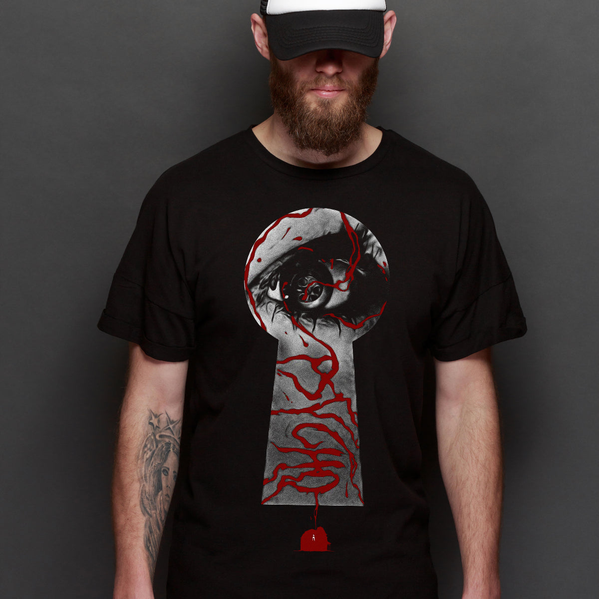 Fright-Rags’ Alfred Hitchcock T-shirt Horror Movie Tee