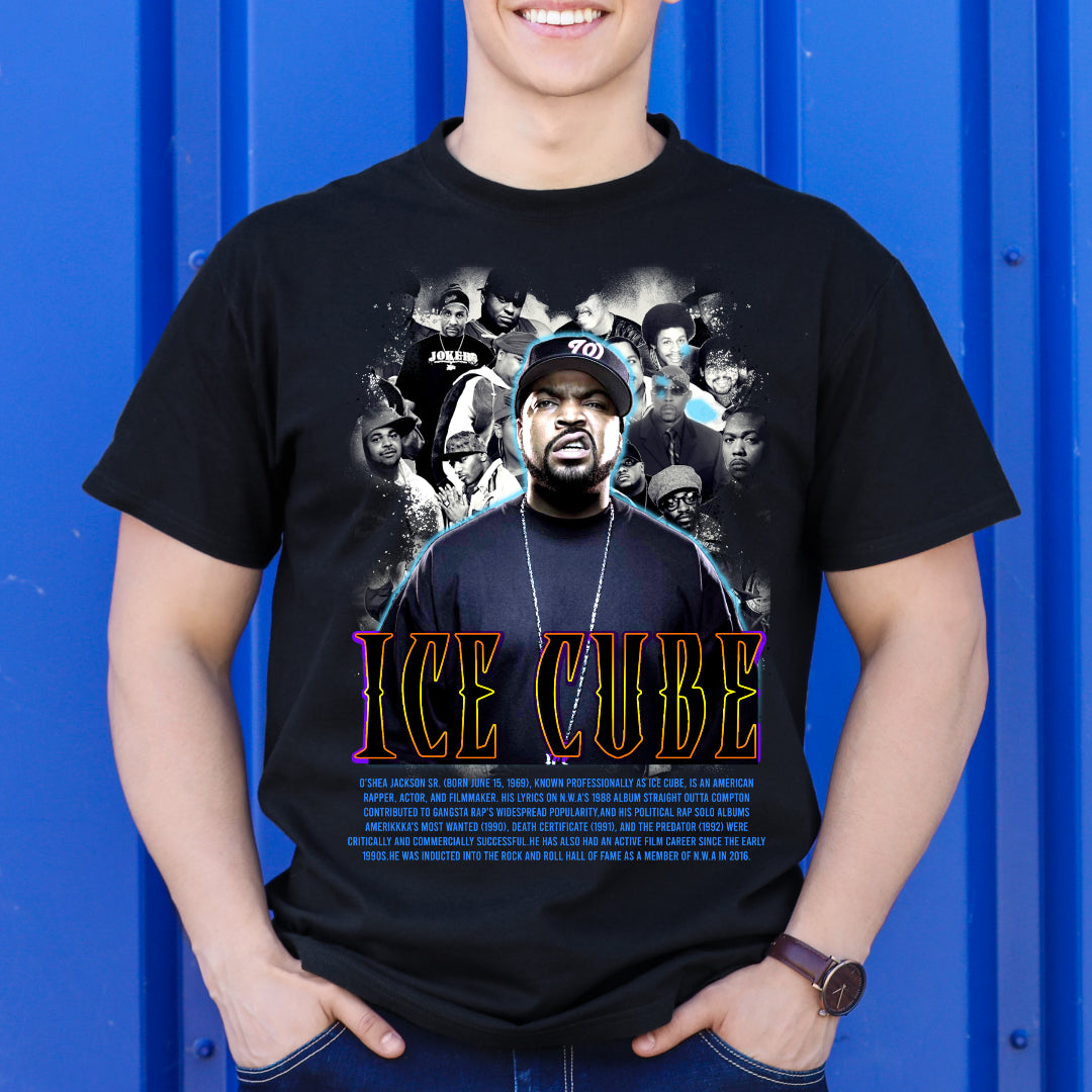 Ice Cube V5 T-Shirt Rapper Family Fan Music Hip Hop Culture