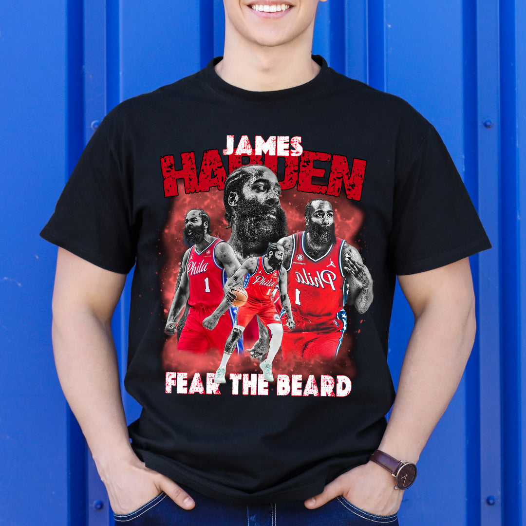 James Harden V8 NBA T-Shirt Sport Athlete Family Tee