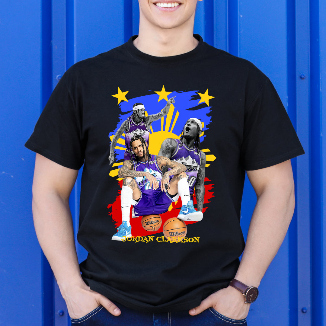 Jordan Clarkson V10 NBA T-Shirt Sport Athlete Family Tee