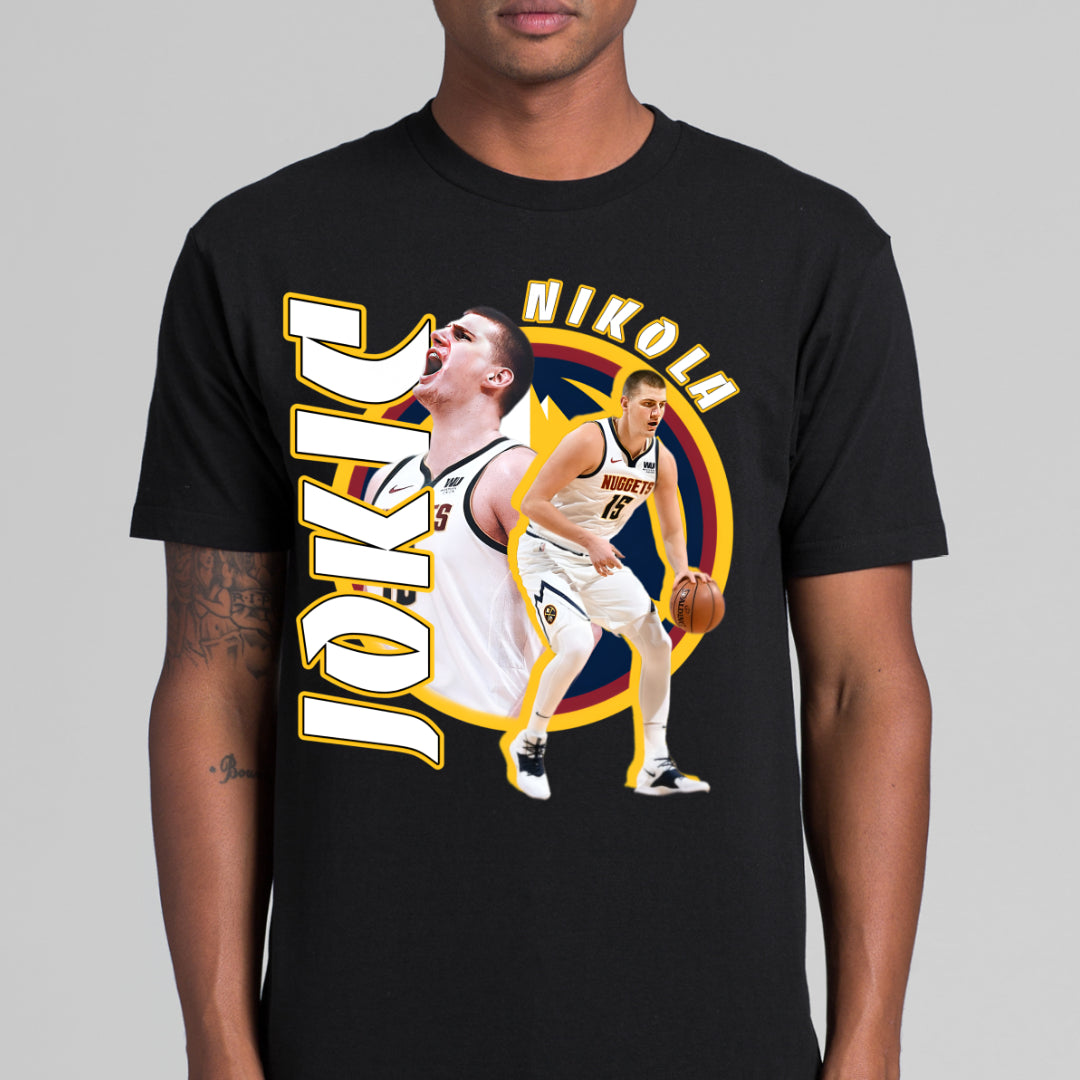 Nikola Jokic V3 NBA T-Shirt Sport Athlete Family Tee