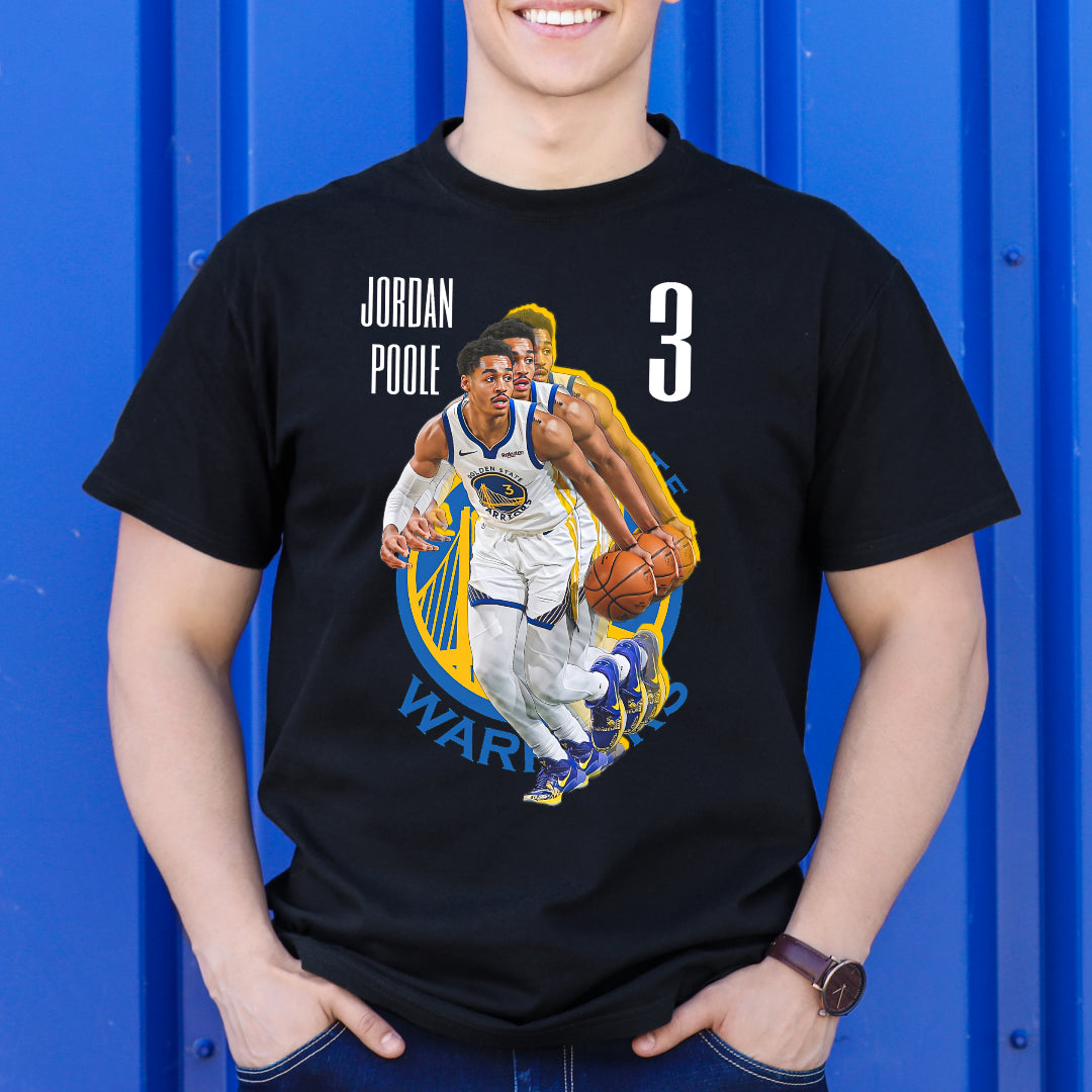 Jordan Poole V2 NBA T-Shirt Sport Athlete Family Tee