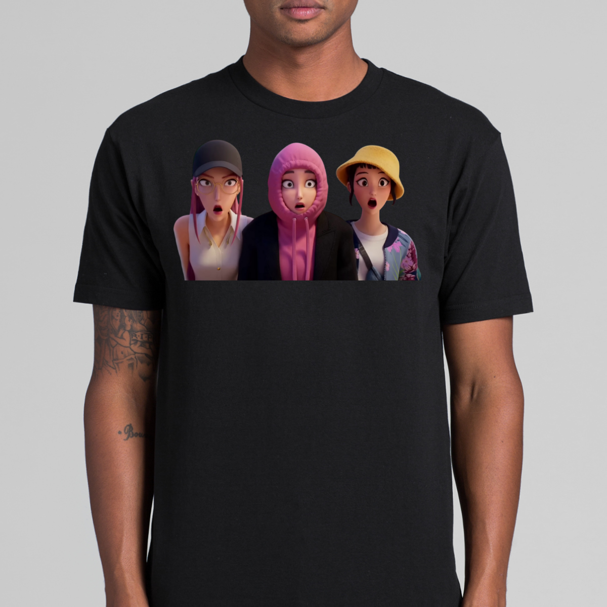 K-pop Demon Hunters Huntrix V30 T-shirt Animation Movie Tee