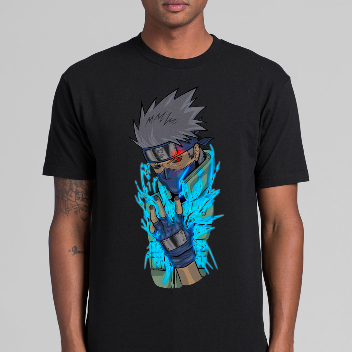 Naruto Kakashi Hatake V2 T-shirt Japanese Anime Tee