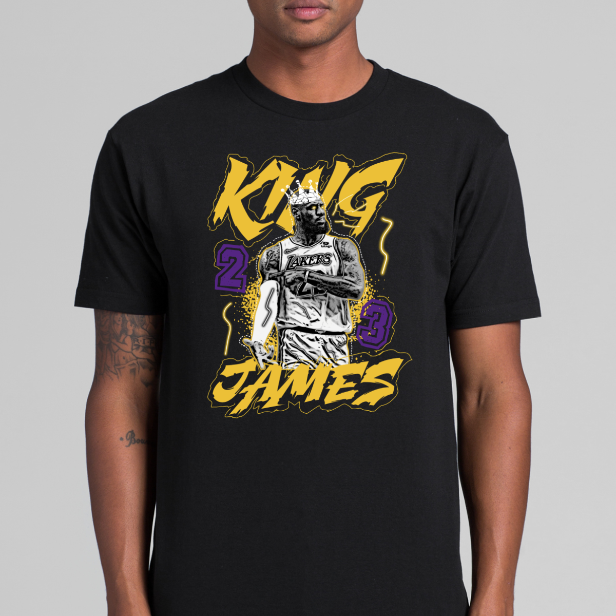 LeBron James V22 NBA T-Shirt Sport Athlete Family Tee