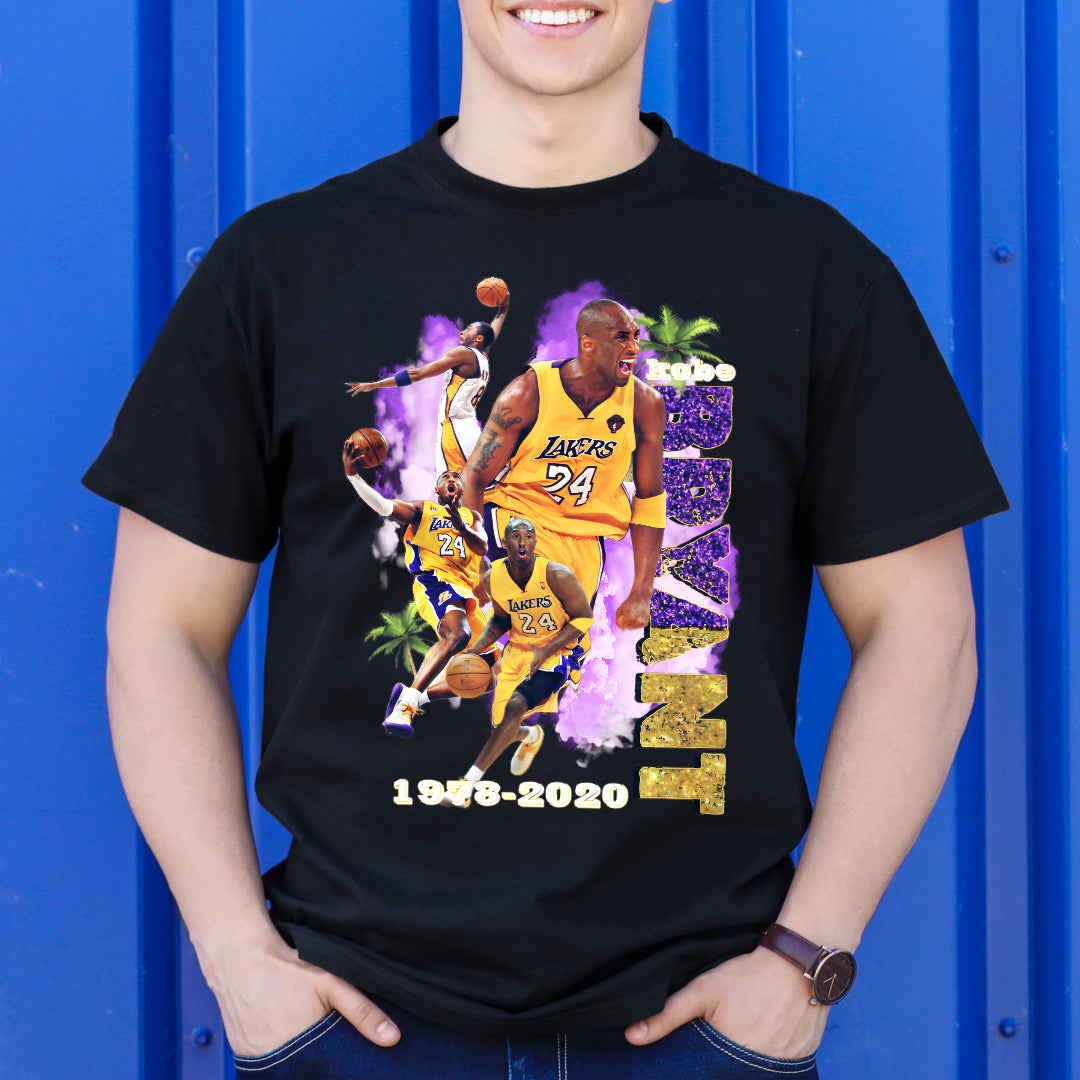 Kobe Bryant V21 NBA T-Shirt Sport Athlete Family Tee