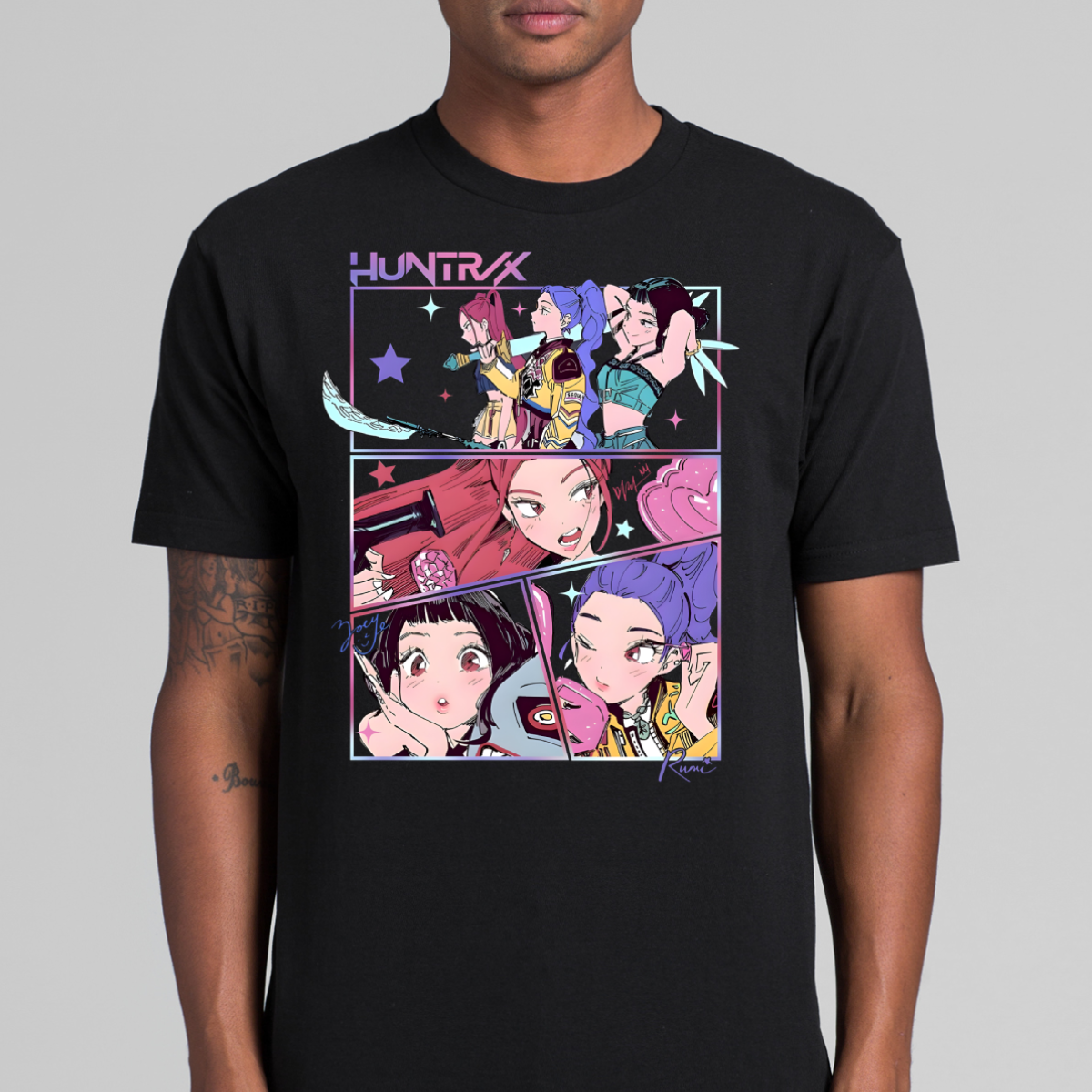 K-pop Demon Hunters Huntrix V31 T-shirt Animation Movie Tee
