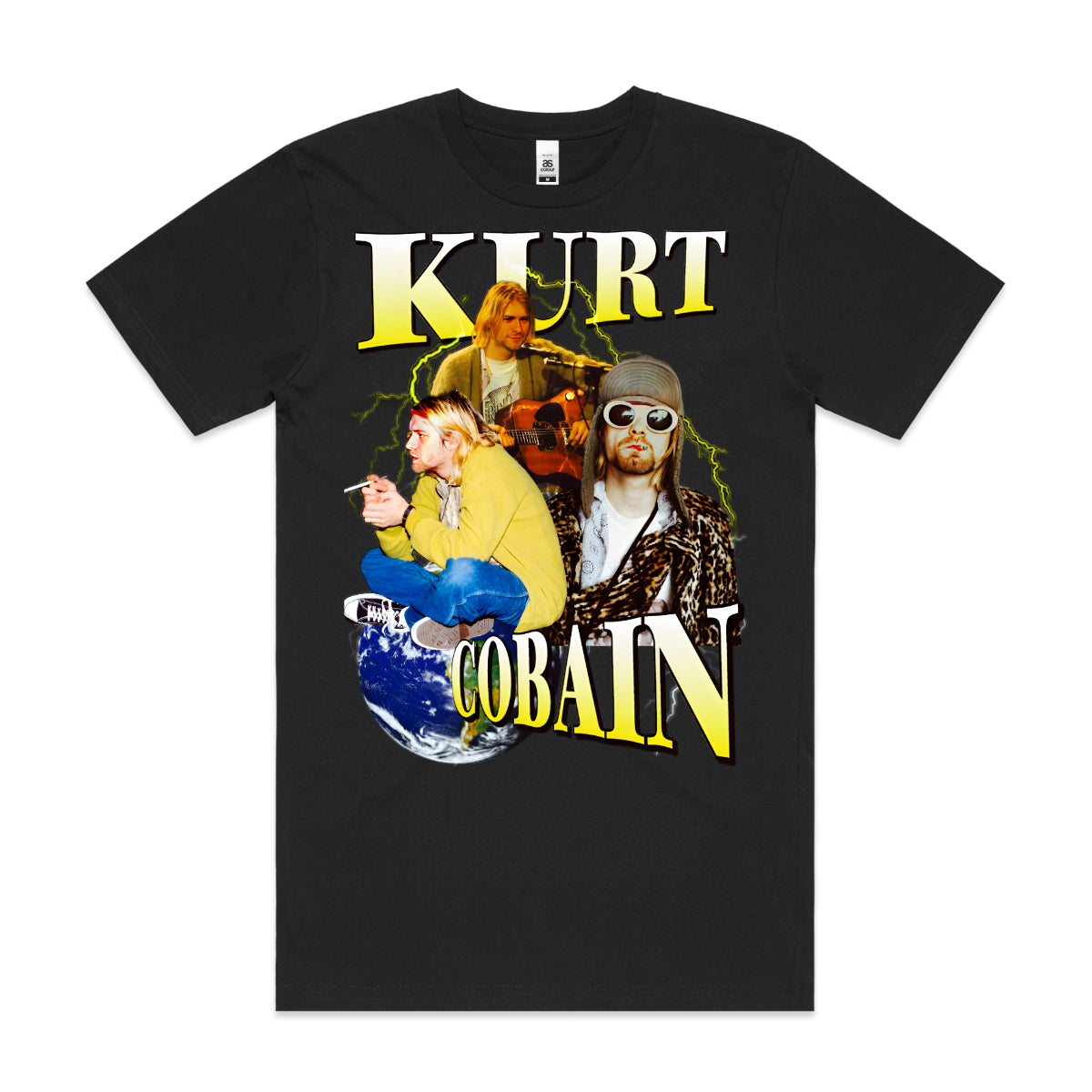 Kurt Cobain T-Shirt Band Family Tee Music Rock And Roll