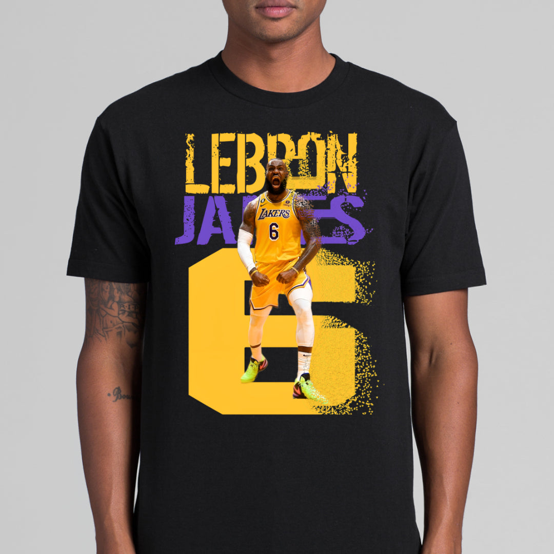 LeBron James V12 NBA T-Shirt Sport Athlete Family Tee