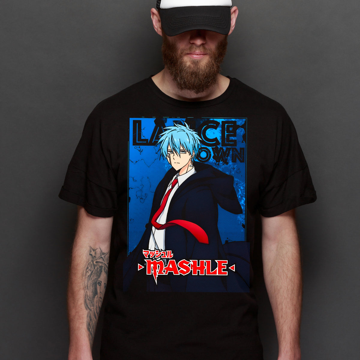 Mashle: Magic and Muscles Lance Crown T-Shirt Japanese Anime Tee