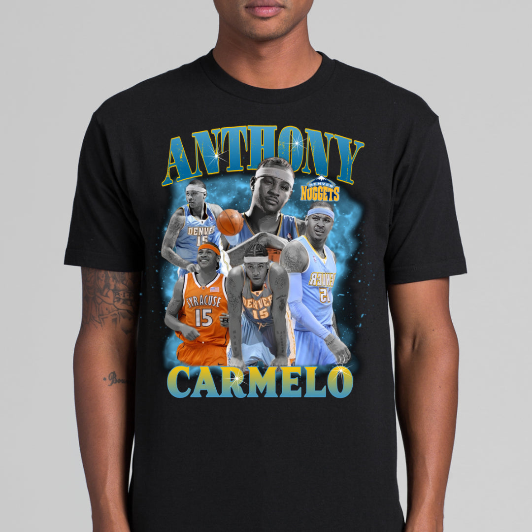 Carmelo Anthony NBA T-Shirt Sport Athlete Family Tee