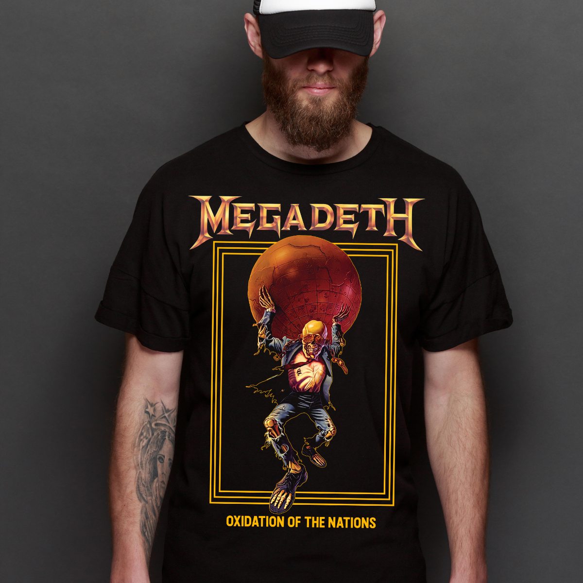 Megadeth V2 T-Shirt Band Family Tee Music Heavy Metal
