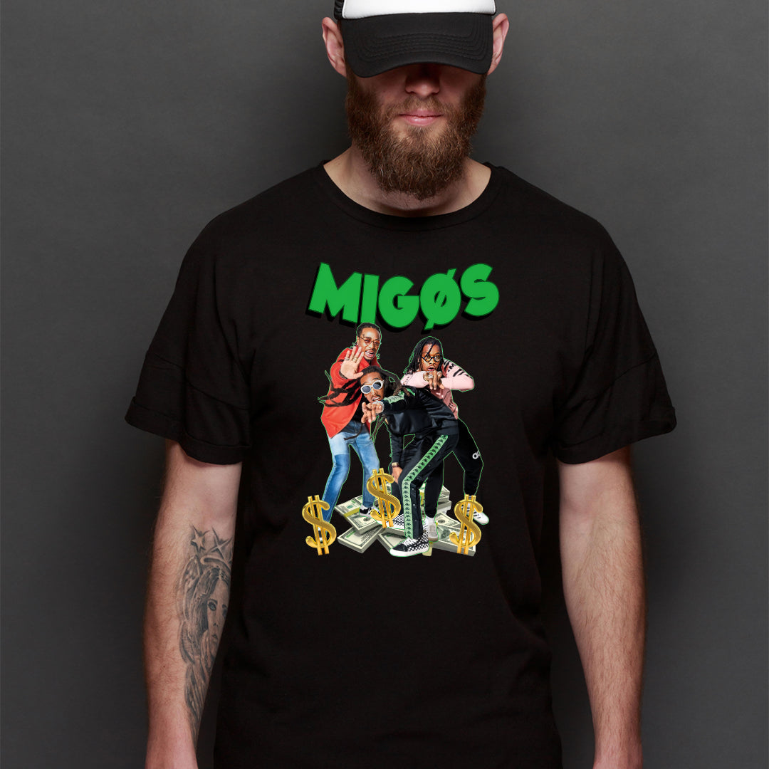 Migos V04 T-Shirt Rapper Family Fan Music Hip Hop Culture