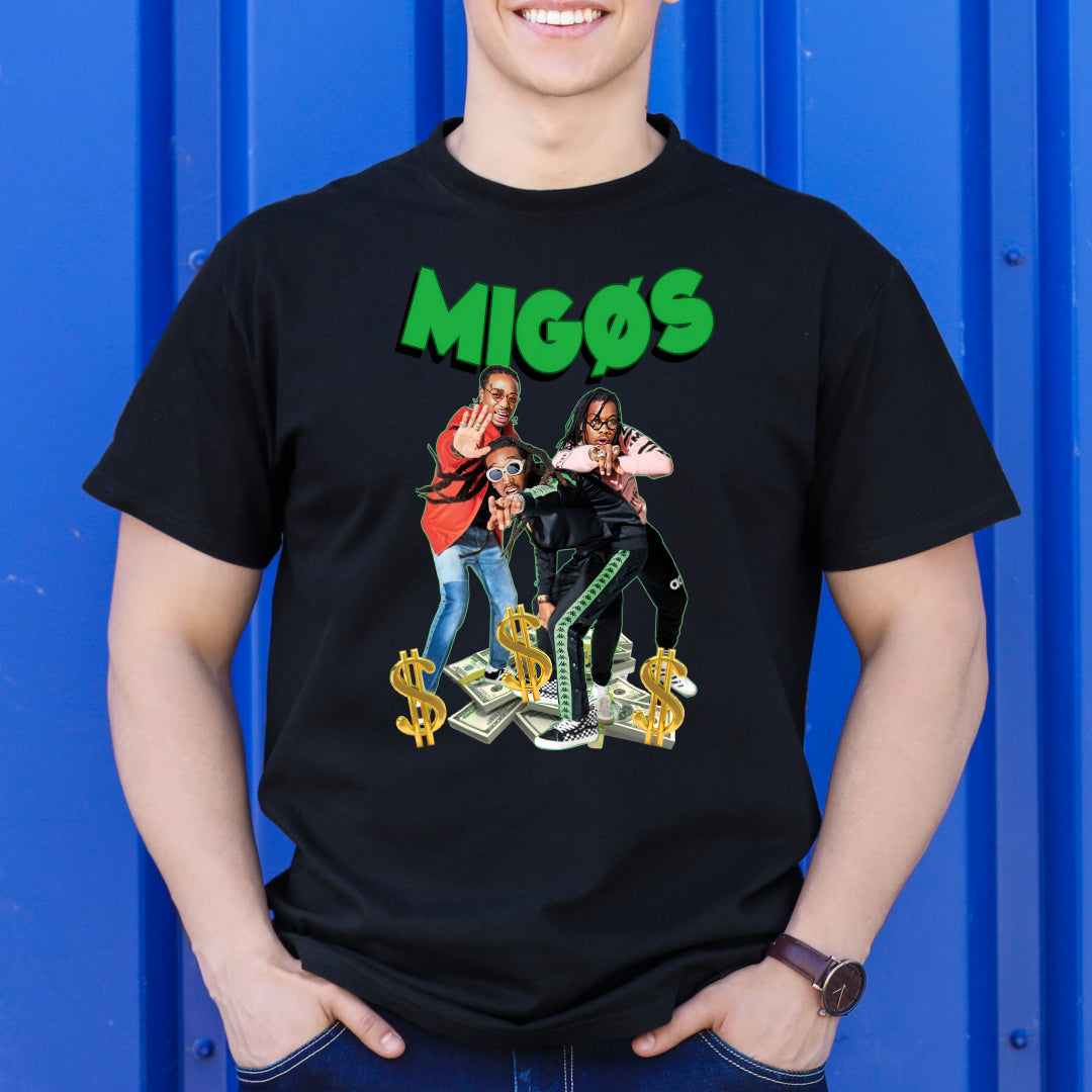 Migos V04 T-Shirt Rapper Family Fan Music Hip Hop Culture