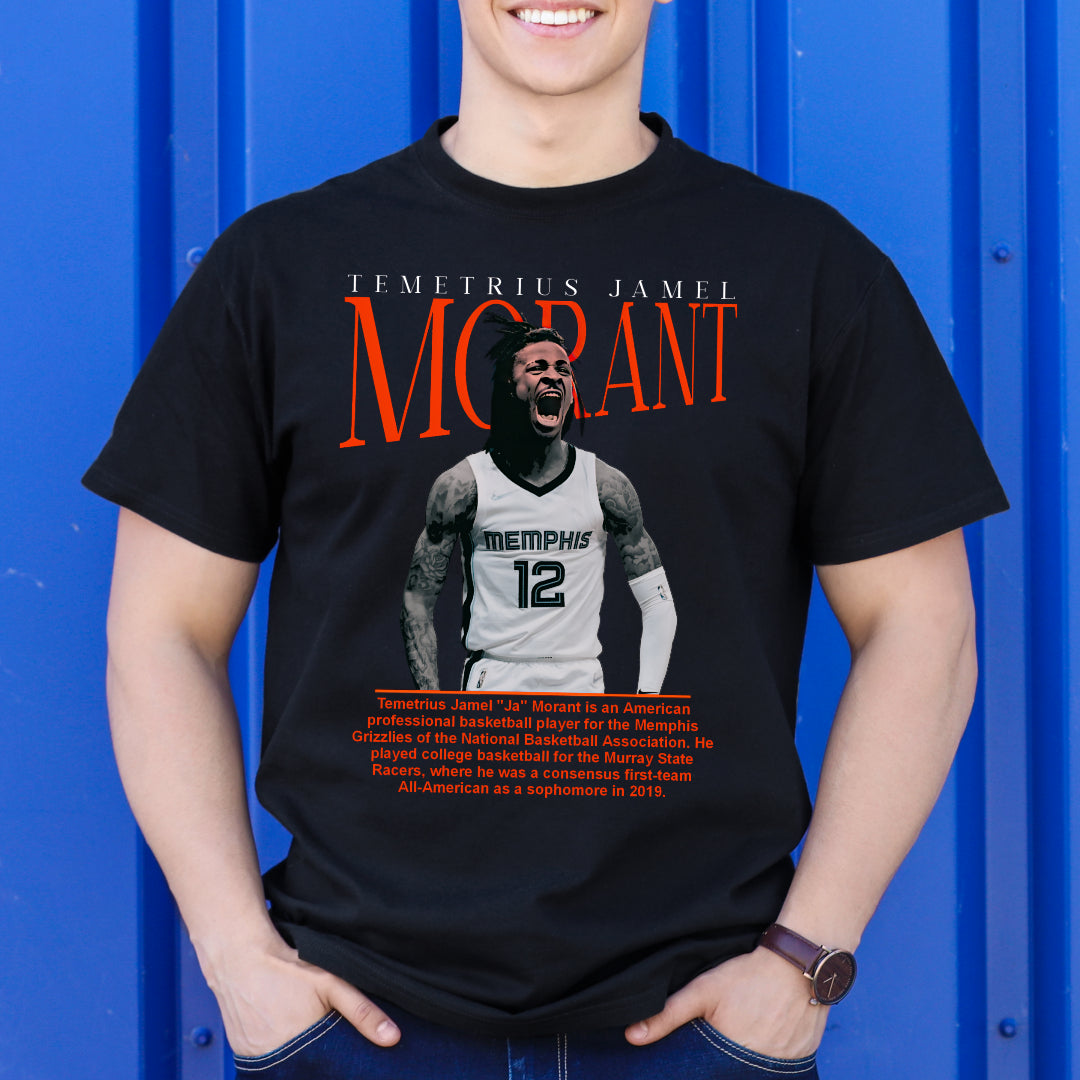 Ja Morant V11 NBA T-Shirt Sport Athlete Family Tee