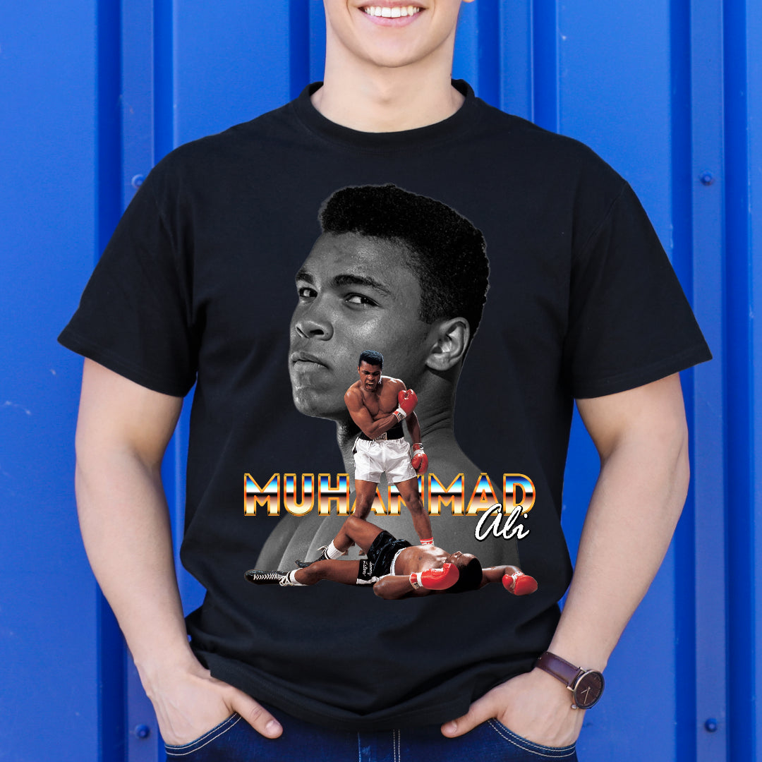 Muhammad Ali V4 T-Shirt Sport Athlete Family Tee Boxing