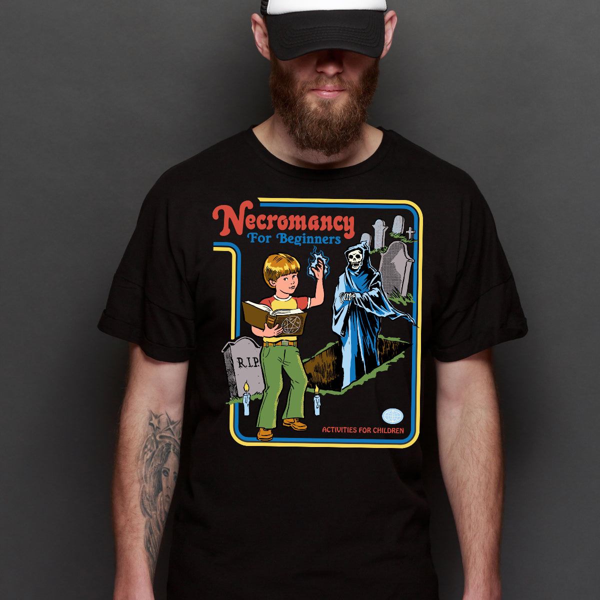 Necromancy For Beginner T-shirt Funny Cartoon Tee