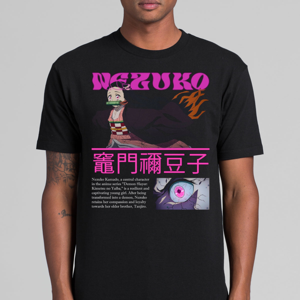 Demon Slayer Nezuko Kamado Ver7 T-shirt Japanese Anime Tee