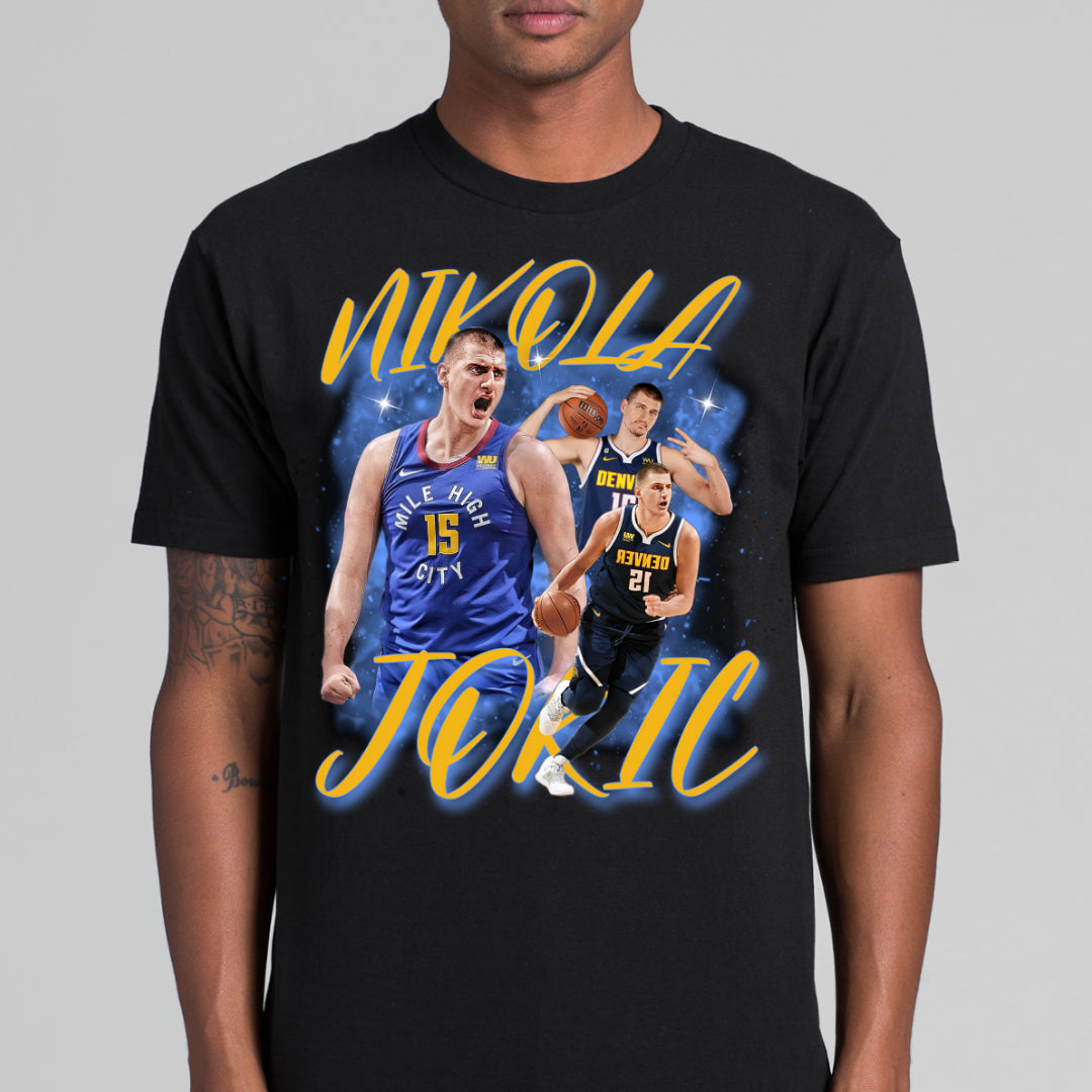 Nikola Jokic V5 NBA T-Shirt Sport Athlete Family Tee