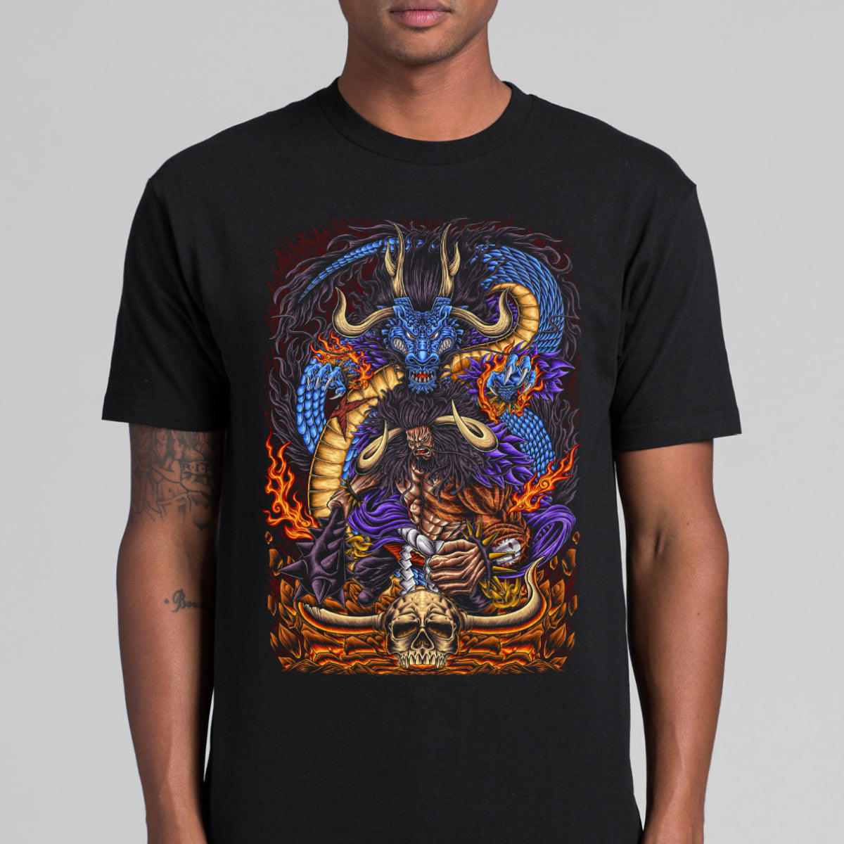 One Piece Kaido V4 T-Shirt Japanese Anime Block Tee