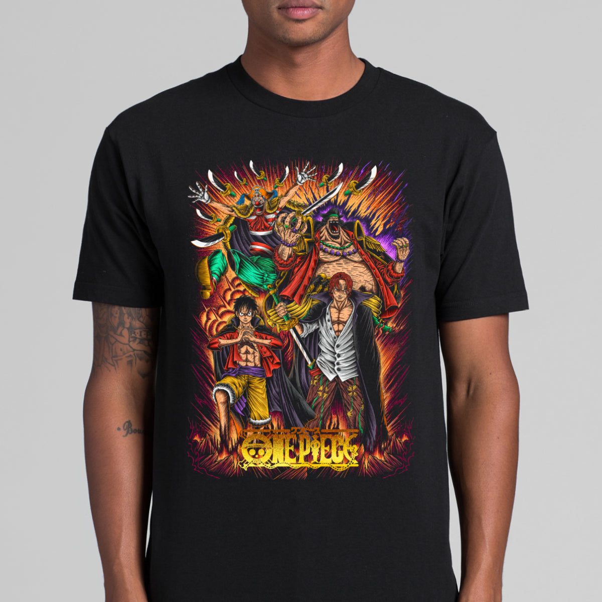 One Piece V18 New Four Emperors T-Shirt Japanese Anime Tee