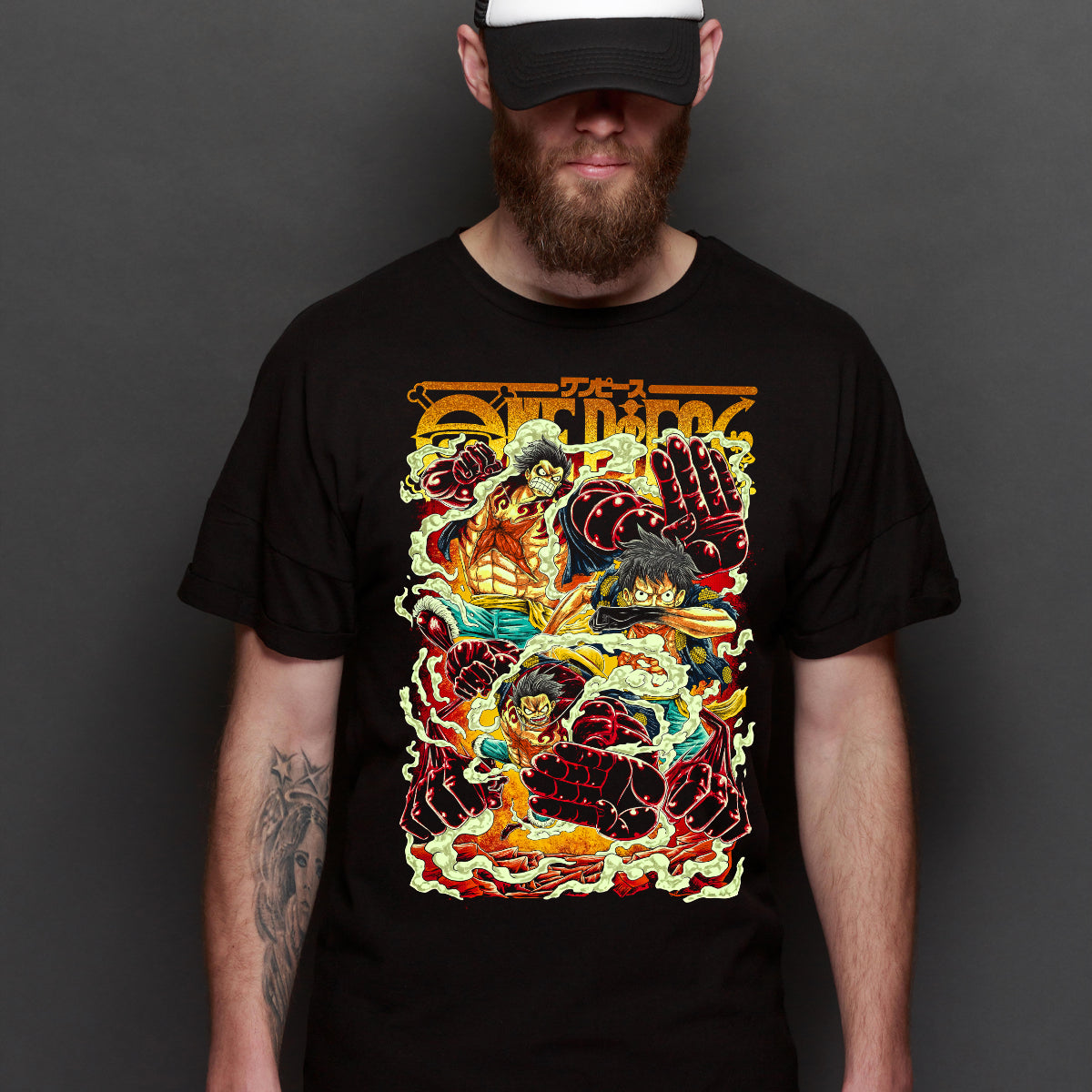 One Piece V17 Luffy T-Shirt Japanese Anime Tee