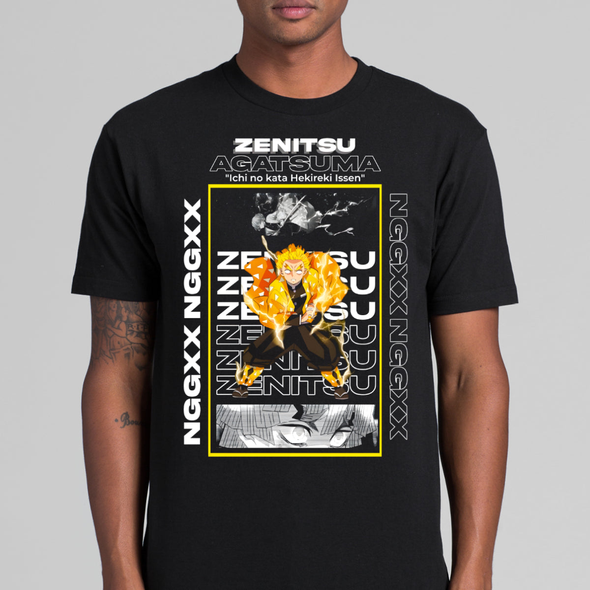Demon Slayer Zenitsu Agatsuma V2 T-shirt Japanese Anime Tee