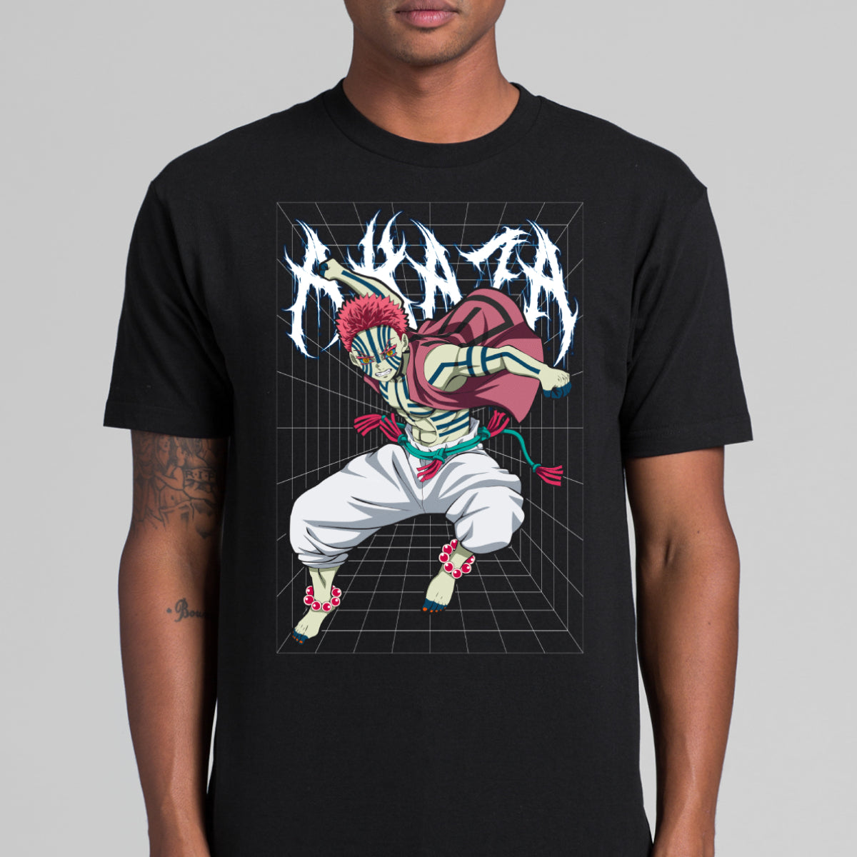 Demon Slayer Akaza V2 T-Shirt Japanese Anime Tee