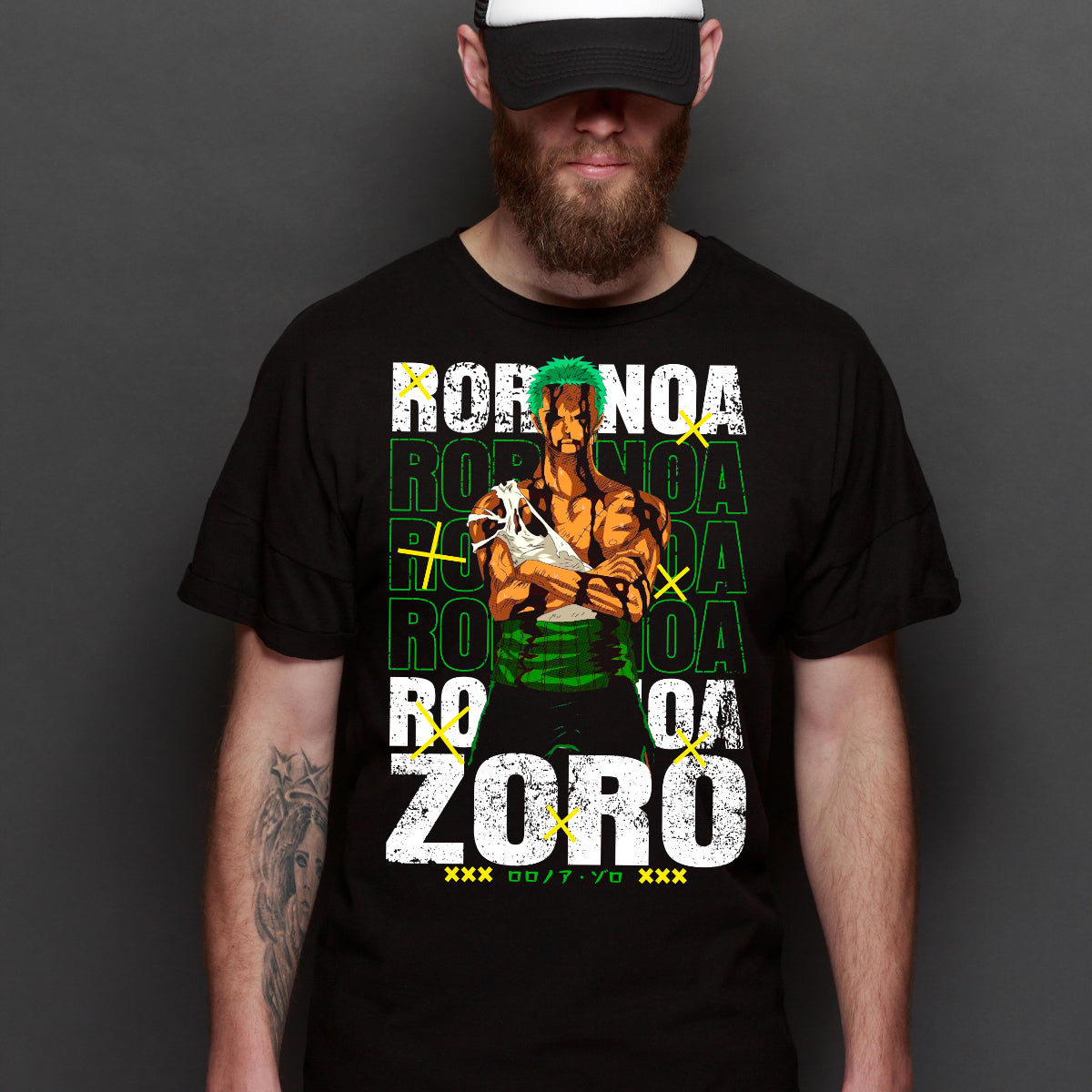 One Piece Roronoa Zoro V3 T-Shirt Japanese Anime Tee