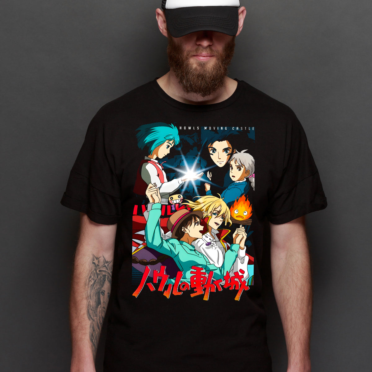 Howl's Moving Castle T-Shirt Japanese Anime Tee
