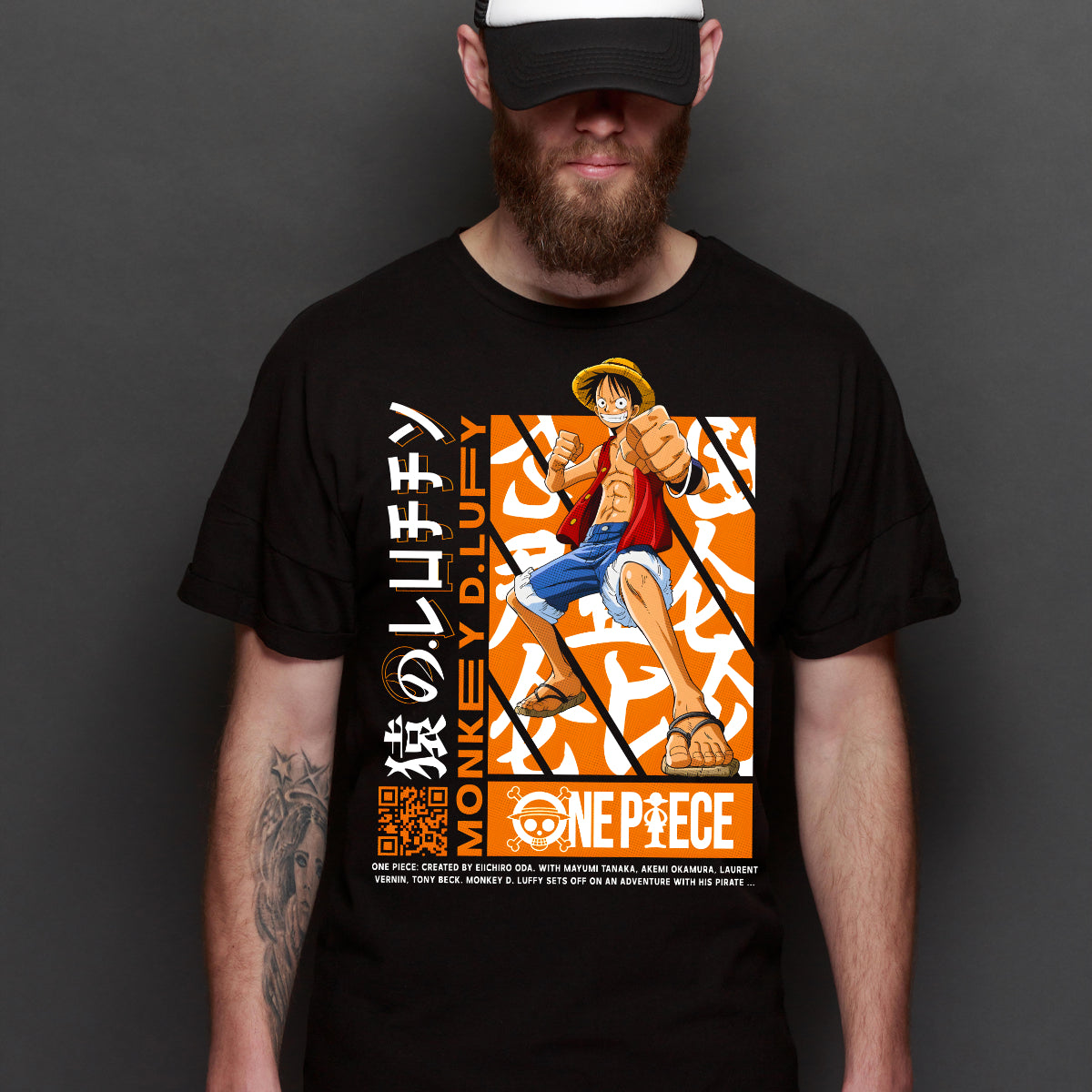 One Piece Luffy V32 T-Shirt Japanese Anime Tee