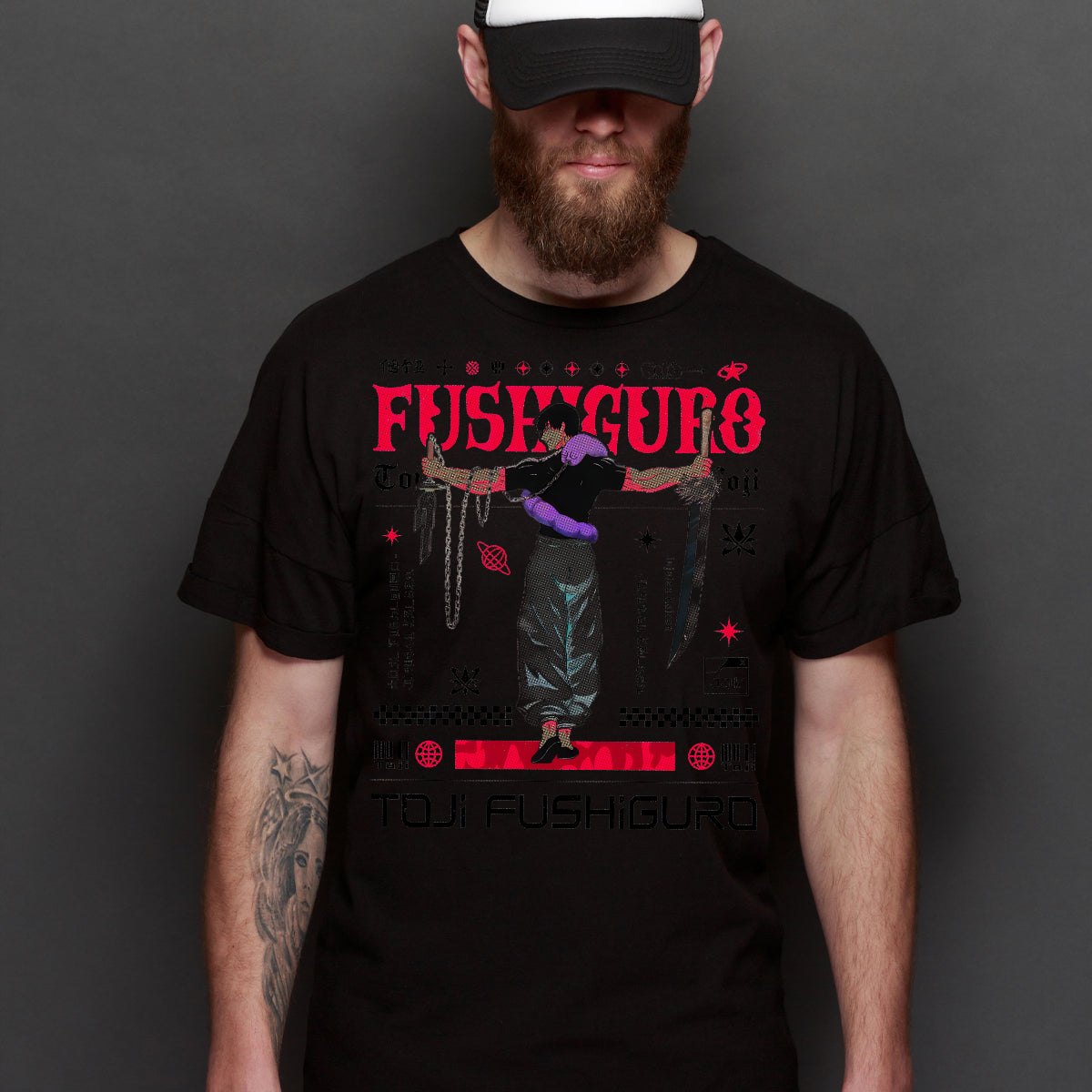 jujutsu kaisen V25 Toji T-Shirt Japanese Anime Tee