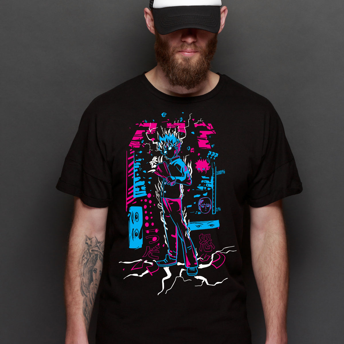 Mob Psycho 100 Shigeo Kageyama V3 T-Shirt Japanese Anime Tee